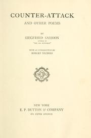 Front cover of Counter-attack, and other poems by Siegfried Sassoon