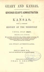 Front cover of Geary and Kansas by John H. Gihon