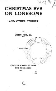 Front cover of Christmas eve on Lonesome by John Fox Jr.