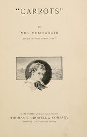 Cover of "Carrots" by Mary Louisa Molesworth
