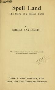 Cover of Spell land by Sheila Kaye-Smith
