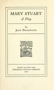 Front cover of Mary Stuart, a play by Drinkwater, John