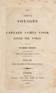 Cover of The three voyages of Captain James Cook round the world .. by James Cook