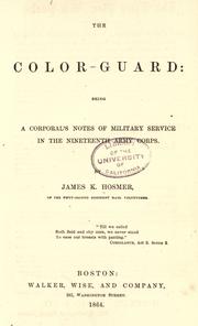 Front cover of The color-guard by James Kendall Hosmer