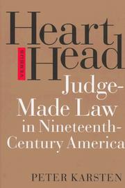Cover of Heart versus head by Peter Karsten