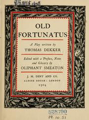 Cover of Old Fortunatus by Thomas Dekker