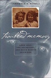 Cover of Troubled memory by Lawrence N. Powell