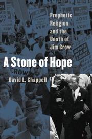 Front cover of A Stone of Hope by David L. Chappell