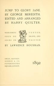 Cover of Jump-to-Glory Jane by George Meredith