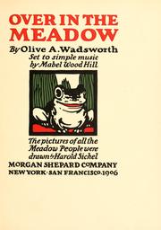 Cover of Over in the meadow by Olive A. Wadsworth