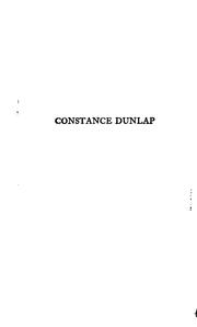 Front cover of Constance Dunlap, woman detective by Arthur B. Reeve