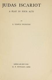 Cover of Judas Iscariot by Ernest Temple Thurston