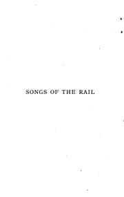 Cover of Songs of the rail by Alexander Anderson