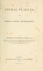 Cover of Animal plagues by George Fleming