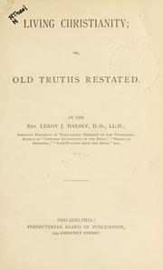 Front cover of Living Christianity by Leroy J. Halsey