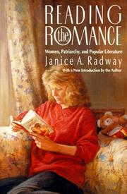 Cover of Reading the romance by Janice A. Radway