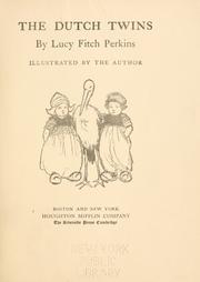Front cover of The Dutch Twins by Lucy Fitch Perkins