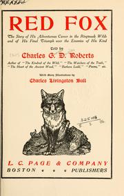 Cover of Red fox by Charles G. D. Roberts