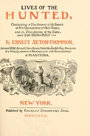 Front cover of Lives of the hunted by Ernest Thompson Seton