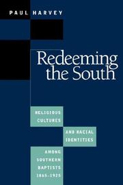 Front cover of Redeeming the South by Paul Harvey