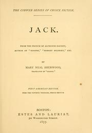 Cover of Jack by Alphonse Daudet