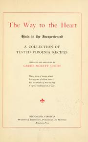 Front cover of The way to the heart by Carrie Pickett Moore