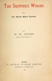Front cover of The skipper's wooing by W. W. Jacobs