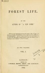 Front cover of Forest life by Caroline M. Kirkland