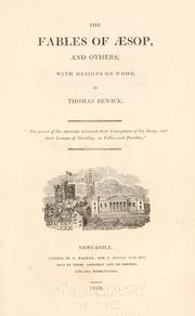 Front cover of The Fables of Aesop, and others by Aesop