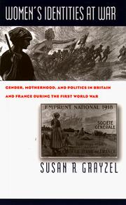 Front cover of Women's identities at war by Susan R. Grayzel