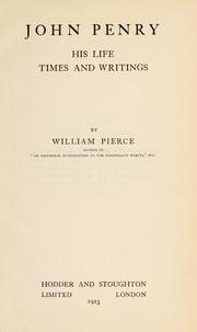 Cover of John Penry by William Pierce