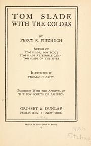 Cover of Tom Slade with the colors by Percy Keese Fitzhugh