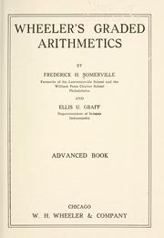Cover of Wheeler's graded arithmetics by Frederick Howland Somerville
