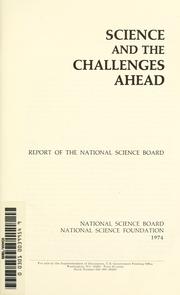 Front cover of Science and the challenges ahead by National Science Board (U.S.)
