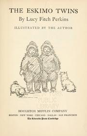 Front cover of The Eskimo Twins by Lucy Fitch Perkins