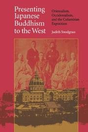 Front cover of Presenting Japanese Buddhism to the West by Judith Snodgrass
