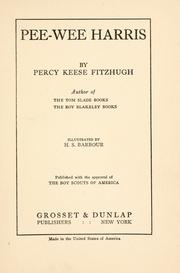 Cover of Pee-Wee Harris by Percy Keese Fitzhugh