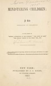 Front cover of Ministering children by Maria Louisa Charlesworth