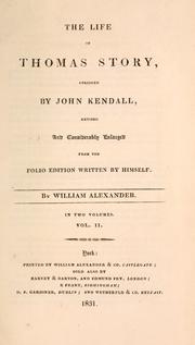 Front cover of The life of Thomas Story by Thomas Story