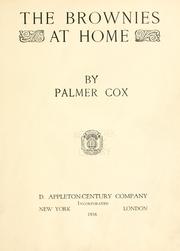 Front cover of The brownies at home by Palmer Cox