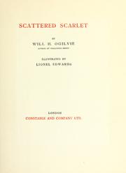 Cover of Scattered scarlet by Will H. Ogilvie