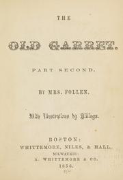 Front cover of The old garret by Eliza Lee (Cabot) Follen