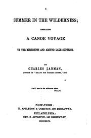 Cover of A summer in the wilderness by Charles Lanman