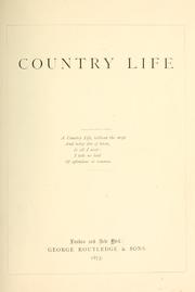 Front cover of Country life by Myles Birket Foster