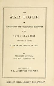 Cover of The war tiger by William Dalton