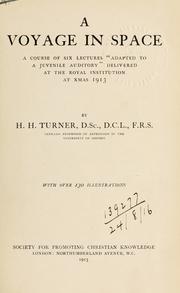 Cover of A voyage in space by Unknown