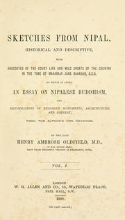 Front cover of Sketches from Nipal by Henry Ambrose Oldfield