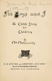 Cover of The boys and I by Mary Louisa Molesworth