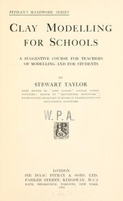 Cover of Clay modelling for schools by Stewart Taylor
