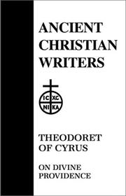 Front cover of On divine providence by Theodoret, Bishop of Cyrrhus